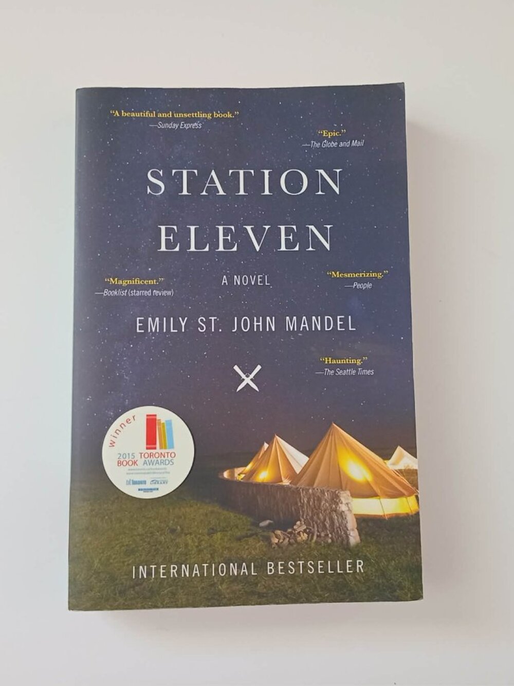 Station Eleven Emily St. John Mandel Paperback 2017 Award Winner